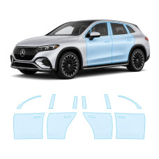 Антигравійна захисна бронеплівка за лекалами для Mercedes-Benz EQE SUV X294 2022- зони дверей і стійки вікон
