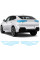 Антигравийная защитная бронепленка по лекалам для BMW iX2 U10 2023- задние фонари стопы