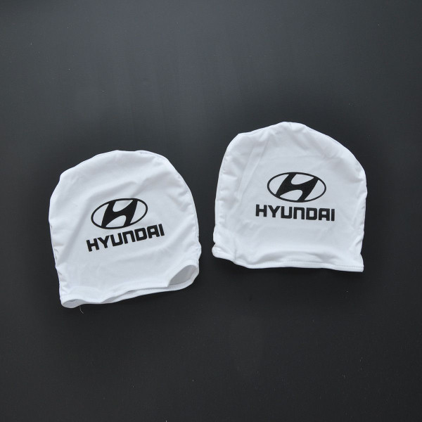 Чехлы для подголовников Универсальные Hyundai Белые 2 шт