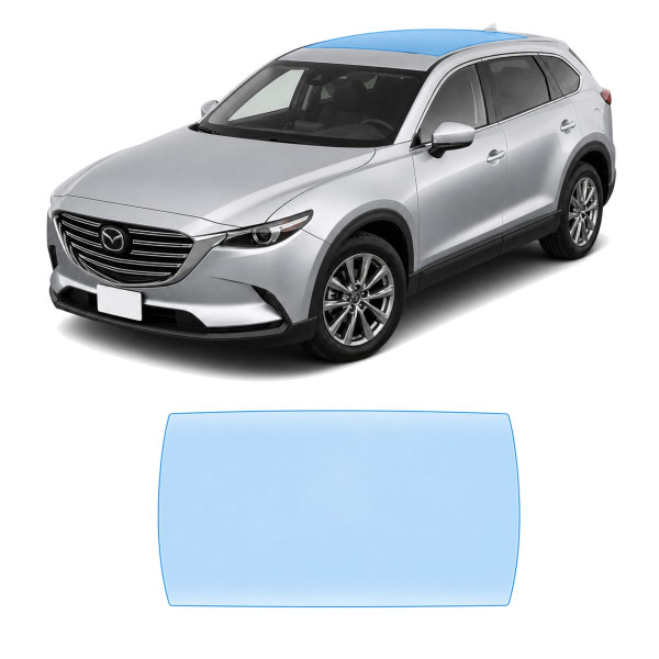 Антигравійна захисна бронеплівка за лекалами для Mazda CX-9 TC 2016-2020 - зона даху
