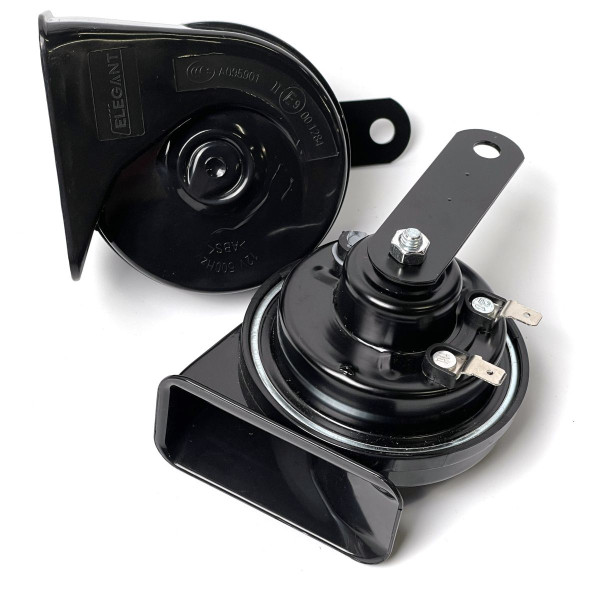 Сигнал улитка Elegant MAXI 12V Ø85 мм 105dB-118dB E9-стандарт двухконтактный (100 703)