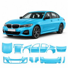Антигравійна захисна бронеплівка за лекалами для BMW 3 Series G20 2019-2022 - повний кузов