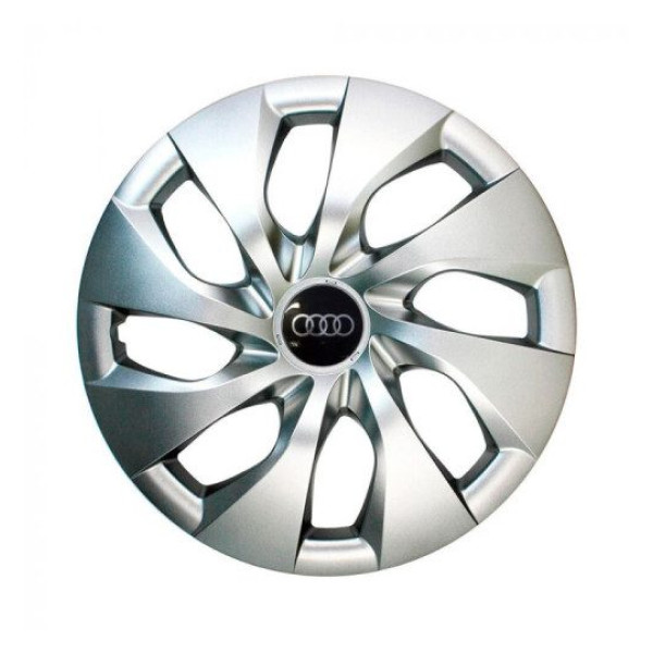 Ковпак колеса з емблемою Toyota SKS416 R16 сірий з логотипом на вибір 4 шт