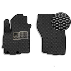 Коврики в салон EVA передние для Mitsubishi ASX 2010- с подпятником Синие 2 шт