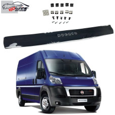 Дефлектор капоту мухобійка для Fiat Ducato 2006-2014 Євро Кріплення (Vip Tuning) FT10
