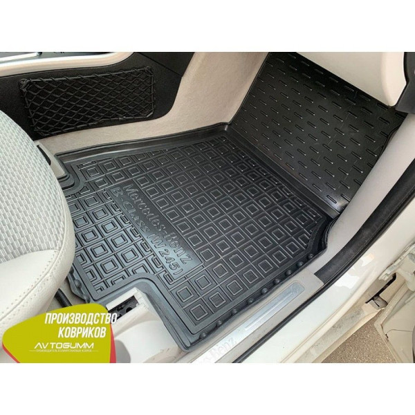 Передние коврики в автомобиль Mercedes B (W245) 2005-2011 (Avto-Gumm)
