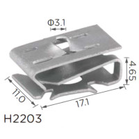Скоба Volkswagen, Audi, Skoda, Seat N90959101, 16132 (H2203)