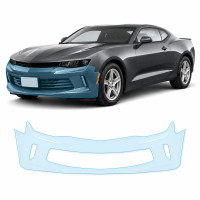 Антигравійна захисна бронеплівка за лекалами для Chevrolet Camaro VI 2016-2018 - передній бампер