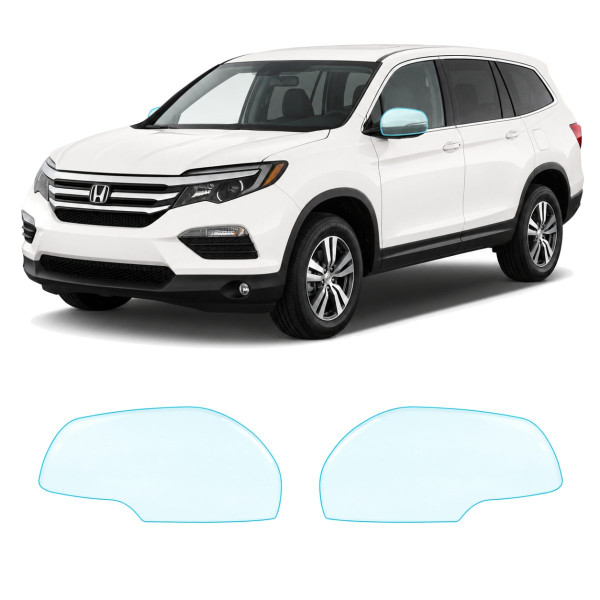 Антигравийная защитная бронепленка по лекалам для Honda Pilot III 2016-2018 - зеркала