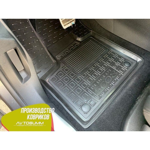 Водительский коврик в салон Peugeot 5008 2019- (Avto-Gumm)