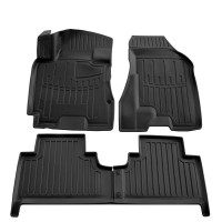 Автомобільні 3D килимки в салон для Hyundai Tucson (JM) 2004-2012 / Високий борт