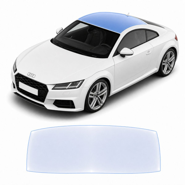 Антигравийная защитная бронепленка по лекалам для Audi TT 8S 2014-2023 - зона крыши