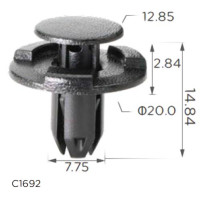Клипса крипления Нажимная Распорная NISSAN INFINITI SUBARU (01553-05933 0155305933 11399) C1692