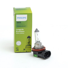 Автолампа галогенна Philips H11 12V 55W PGJ19-2 1 шт (12362LL ECO CP)
