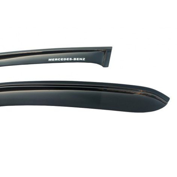 Дефлекторы окон ветровики Mercedes-Benz E-Class (W211) 2002-2009 Скотч 3M Voron Glass