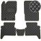 Килимки в салон для Ford C-Max 2003-2010 Екошкіра Коричневі 5 шт (Rombus)