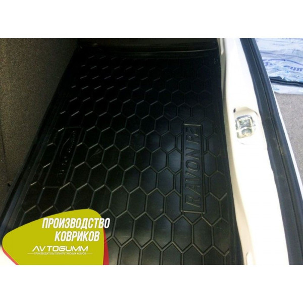 Автомобильный коврик в багажник Ravon R2 2015- / Резиновый (Avto-Gumm)