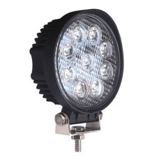 Додаткова LED фара Ø 147x150x73 mm 27W (3W*9) 10-30V Далекий Spot 1 шт (2701)