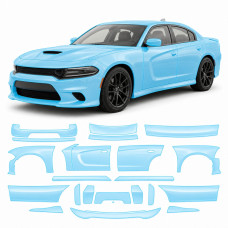Антигравійна захисна бронеплівка за лекалами для Dodge Charger LD facelift 2015-2023 - повний кузов