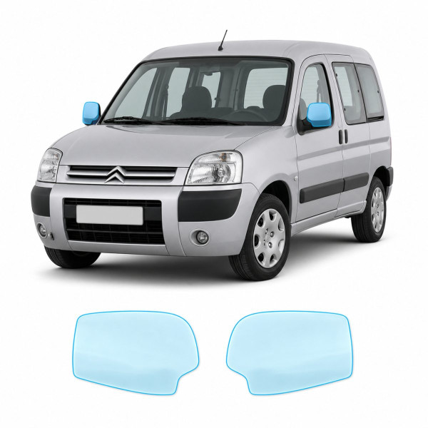 Антигравійна захисна бронеплівка за лекалами для Citroen Berlingo I facelift 2002-2018 - дзеркала
