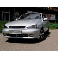 Реснички фар Fly для Daewoo Lanos Косые 2 шт