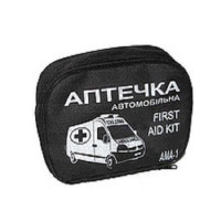 Аптечка автомобильная АМА-1 до 9 человек / Сумка Черная First AID Kit