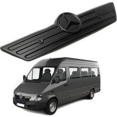 Зимова накладка на решітку радіатора Mercedes Sprinter CDI 2000-2006 / Великі грати без рамки / Матові FLY