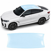 Антигравійна захисна бронеплівка за лекалами для BMW X6 G06 2019-2023 - зона даху