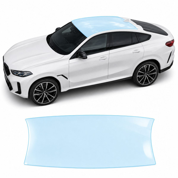 Антигравійна захисна бронеплівка за лекалами для BMW X6 G06 2019-2023 - зона даху