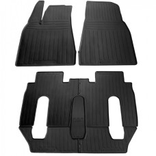 Автомобильные коврики в салон для Tesla Model X (6 Seats) 2015- 7 шт