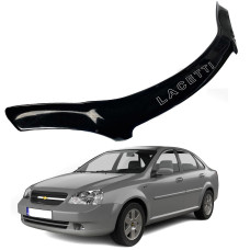 Дефлектор капоту мухобійка Chevrolet Lacetti 2003- седан універсал Voron Glass