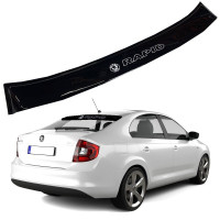 Cпойлер заднього скла козирок для Skoda Rapid 2012-2019 Прилягає до скла 3М скотч Voron Glass