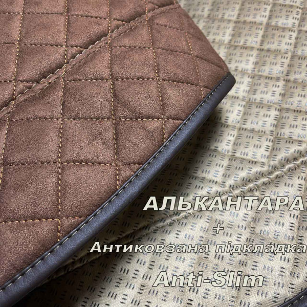 Накидки для сидений Алькантара Verona Premium L Комплект Коричневые (Оригинал)
