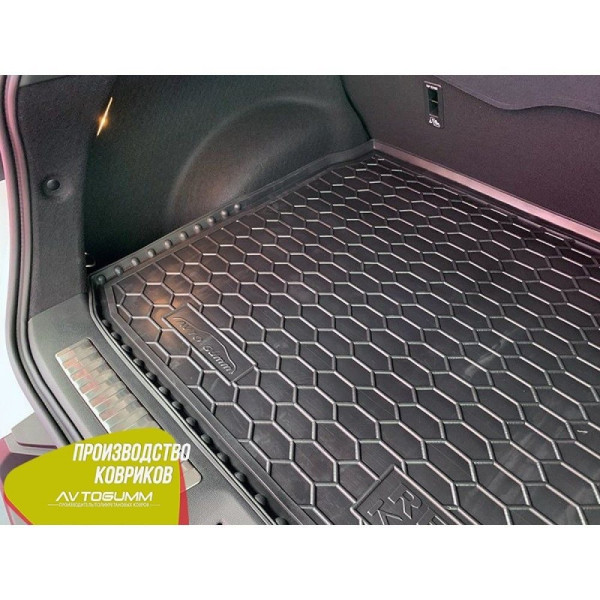 Автомобільний килимок в багажник Renault Kadjar 2016- / Гумовий (Avto-Gumm)