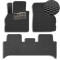 Килимки у салон EVA для Renault Scenic / Grand Scenic II 2003-2009 з підп'ятником Чорні Сірий кант 5 шт
