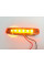 Габарит LED прямоугольный 100х10 мм / 12/24V / 6 диодов / Оранжевый 1 шт (MRT 104 K 010)