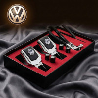 Подарочный набор №1 для Volkswagen (заглушки ремня / колпачки на ниппель / брелок)