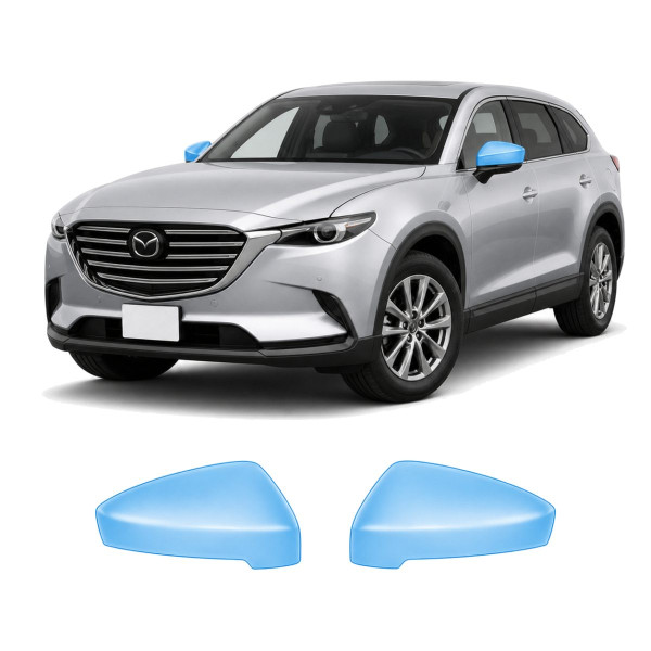 Антигравийная защитная бронепленка по лекалам для Mazda CX-9 TC 2016-2020 - зеркала