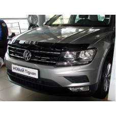 Дефлектор капоту мухобійка Volkswagen TIGUAN 2016-