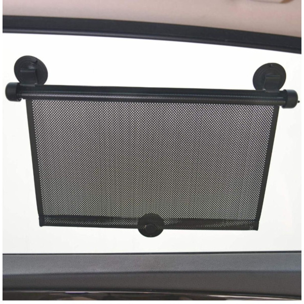 Шторки солнцезащитные ролеты боковые Carlife 45x55 см Черные 2 шт (SS045)