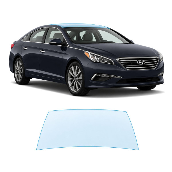 Антигравийная защитная бронепленка по лекалам для Hyundai Sonata LF 2014-2017 - зона крыши