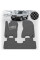 Коврики в салон EVA для Kia Sportage II МКП 2004-2010 с подпятником Серые 5 шт