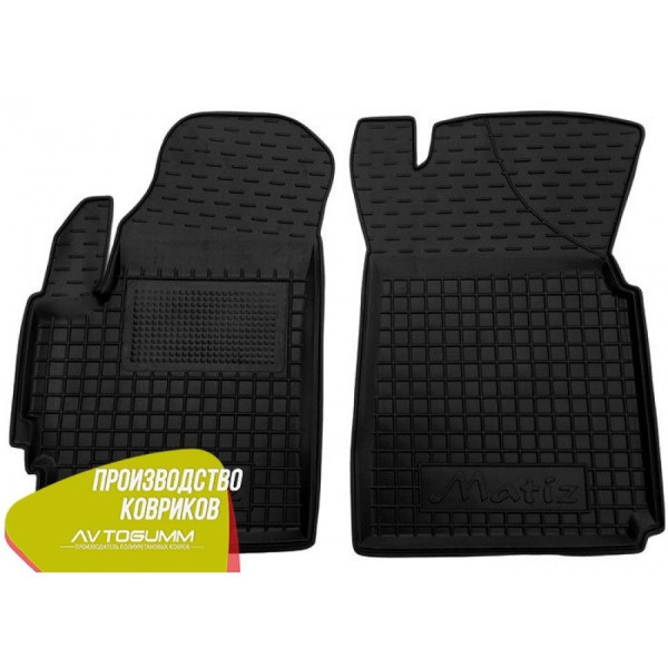 Передні килимки в автомобіль Daewoo Matiz 1998- (Avto-Gumm)