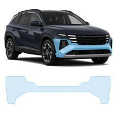 Антигравийная защитная бронепленка по лекалам для Hyundai Tucson NX4 facelift 2024- передний бампер