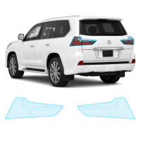 Антигравийная защитная бронепленка по лекалам для Lexus LX J200 facelift 2 2016-2021 - задние фонари стопы