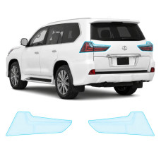 Антигравийная защитная бронепленка по лекалам для Lexus LX J200 facelift 2 2016-2021 - задние фонари стопы