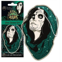 Ароматизатор для авто Aroma Car Cellulose Dia De Los Muertos Green Diamond Girl (83279)