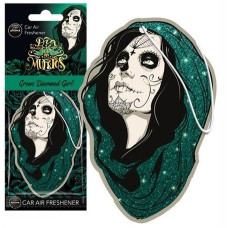 Ароматизатор для авто Aroma Car Cellulose Dia De Los Muertos Green Diamond Girl (83279)