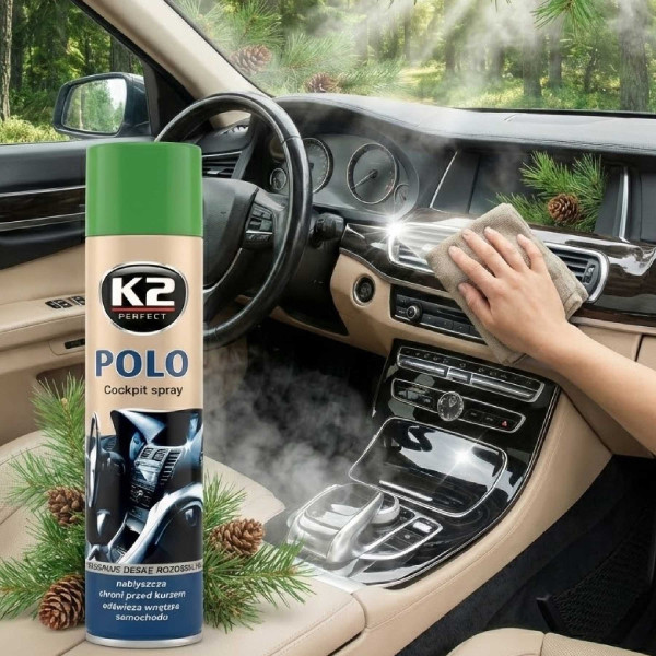 Полироль торпеды спрей K2 Polo Pine (Сосна) 750 ml Оригинал (K20136)