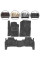 Ворсовые коврики для Lexus LХ 570 2015- с подпятником 5 шт (Magnum)